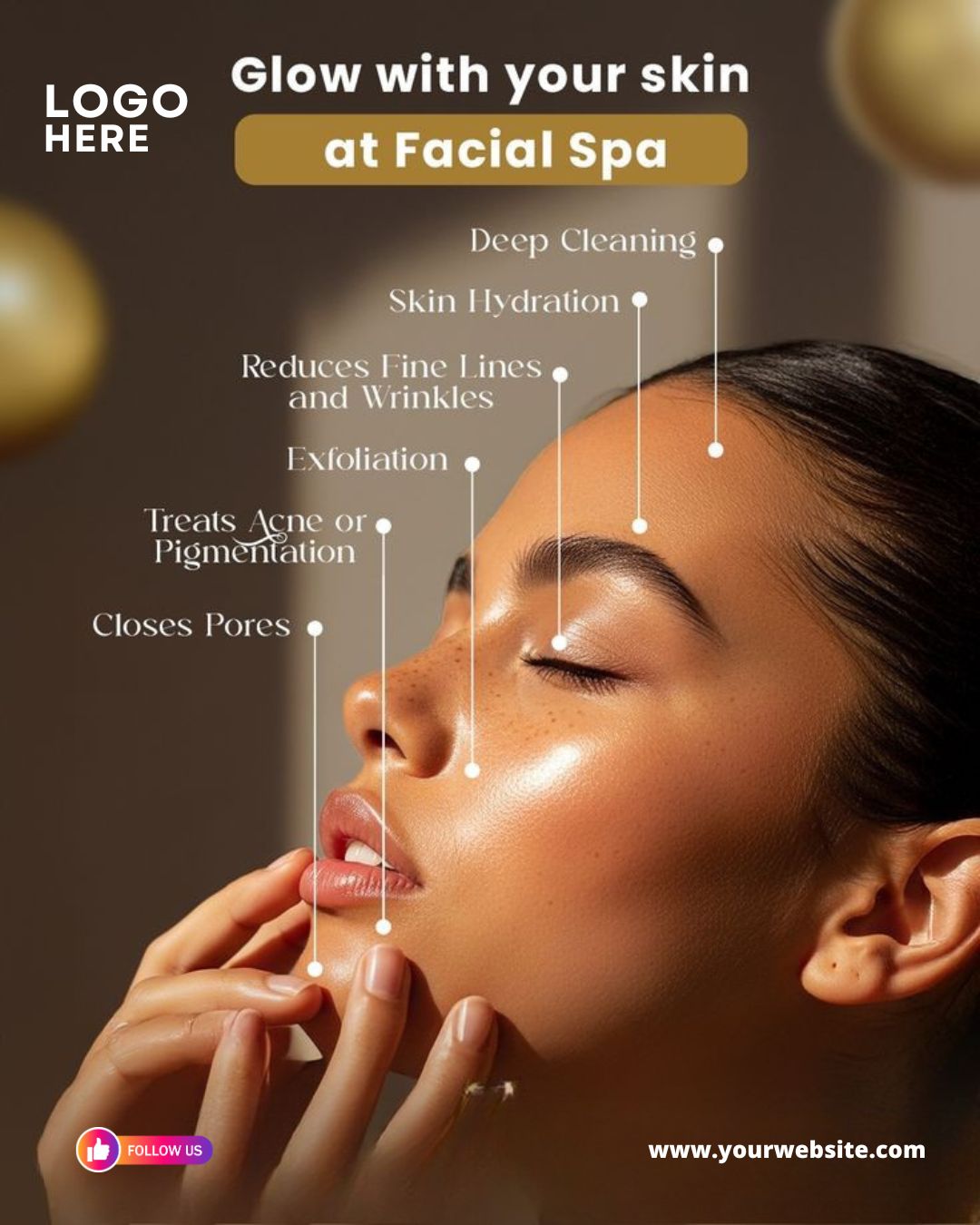 facial spa poster